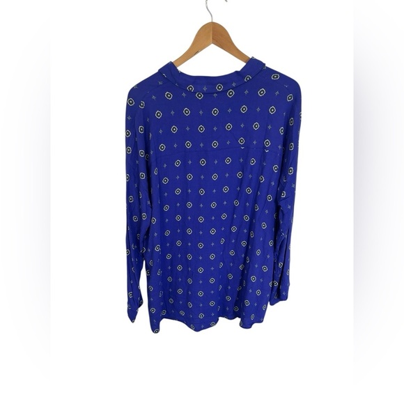 Free People Intimately Women's Sleep Shirt Boxy Blue Button Up Blouse S $78 NWT - Picture 4 of 11